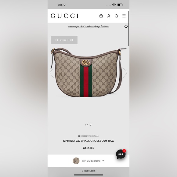 SOLD Gucci GG Ophidia small crossbody - Picture 13 of 14